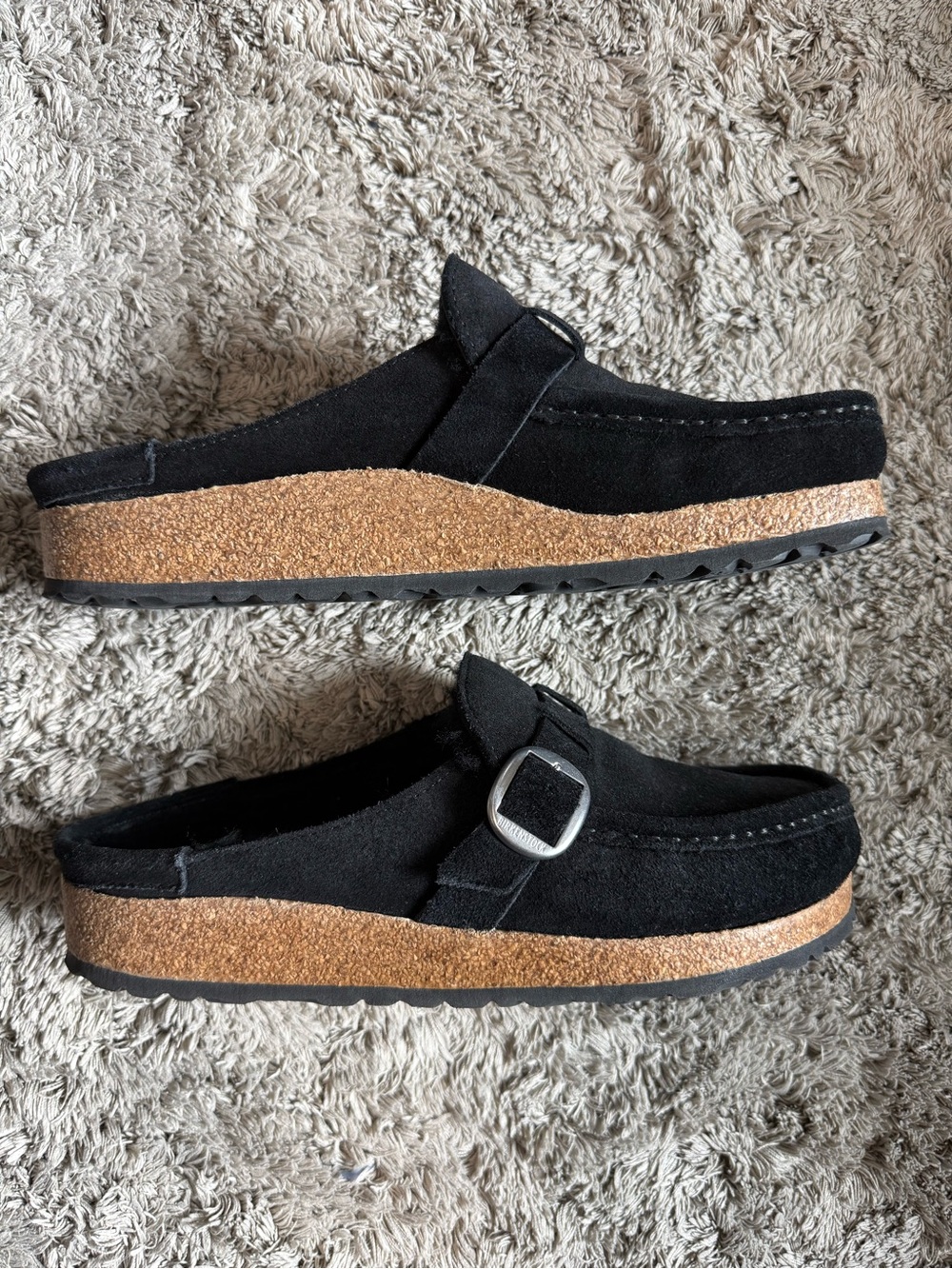 Birkenstock Buckley Shearling Clogs Mules Slides